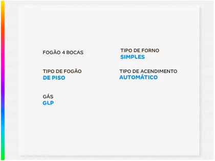 Fogão 4 Bocas Esmaltec Preto Ideal Super R$ 500 - Image 2