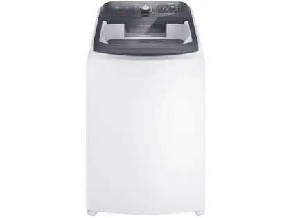 Lavadora de Roupas Electrolux 15kg Cesto Inox 11 Programas de Lavagem Branco Premium Care R$1899