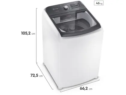 Lavadora de Roupas Electrolux 15kg Cesto Inox 11 Programas de Lavagem Branco Premium Care R$1899 - Image 5